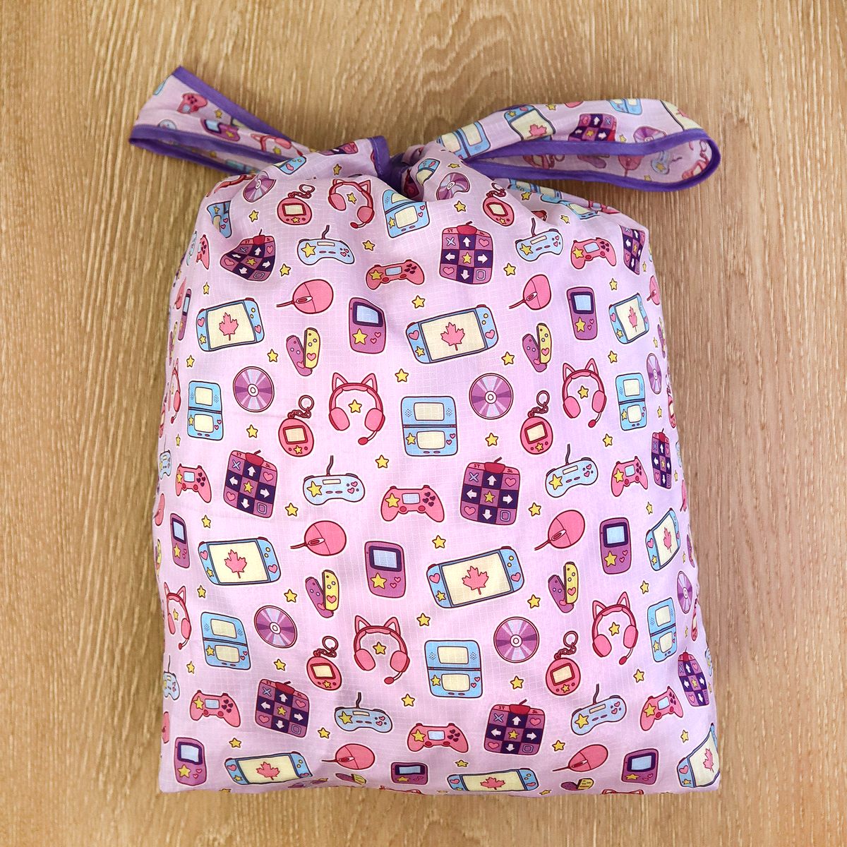 WHOLESALE &quot;Video Game&quot; Reusable Nylon Bags - 10 Pieces