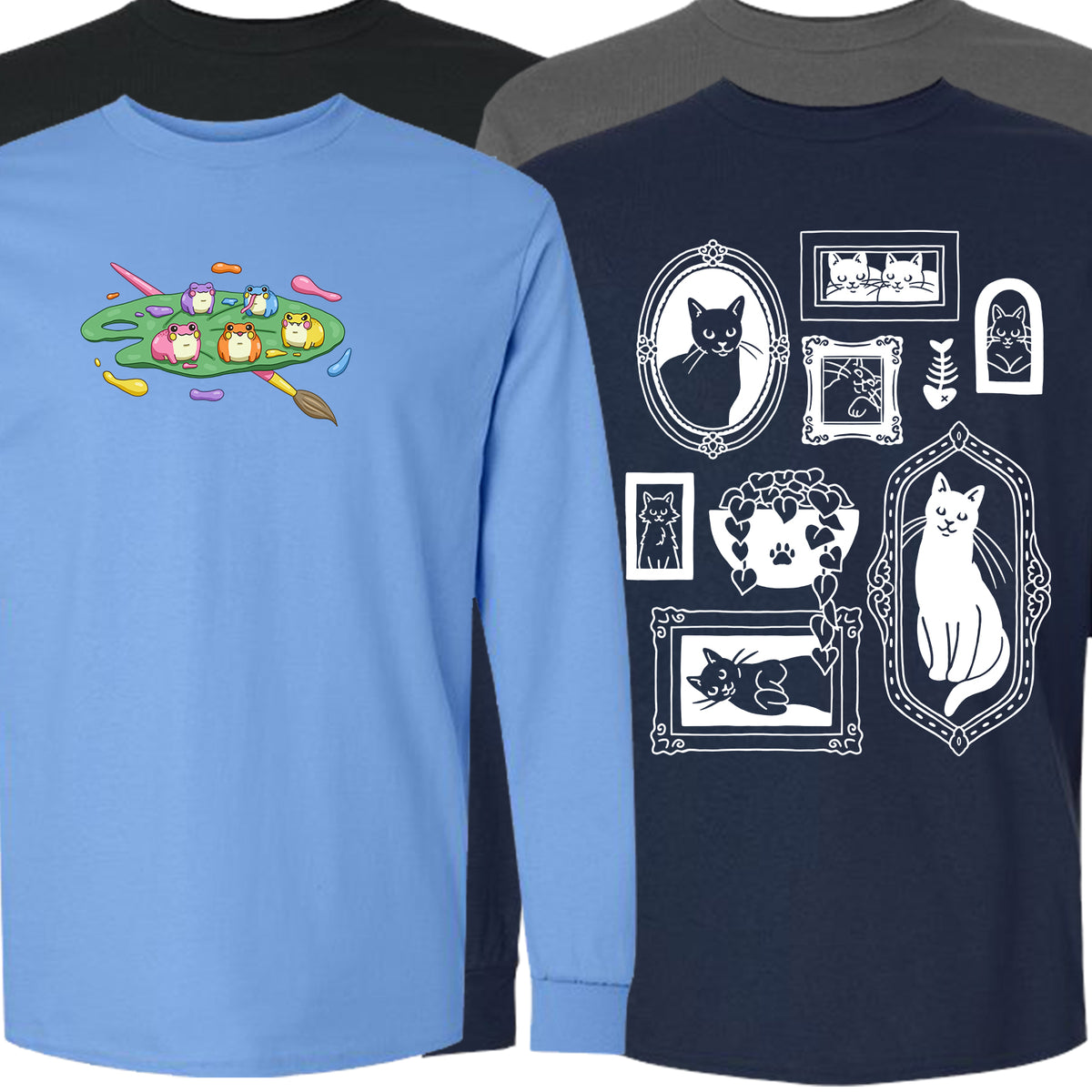 4XL & 5XL Long Sleeve Tees (Choose A Design)