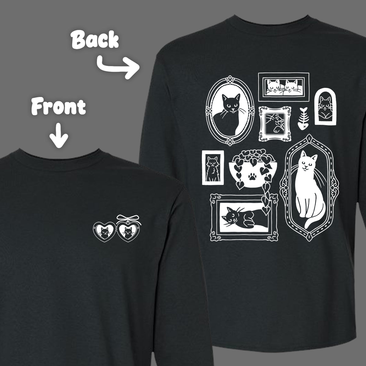 4XL & 5XL Long Sleeve Tees (Choose A Design)