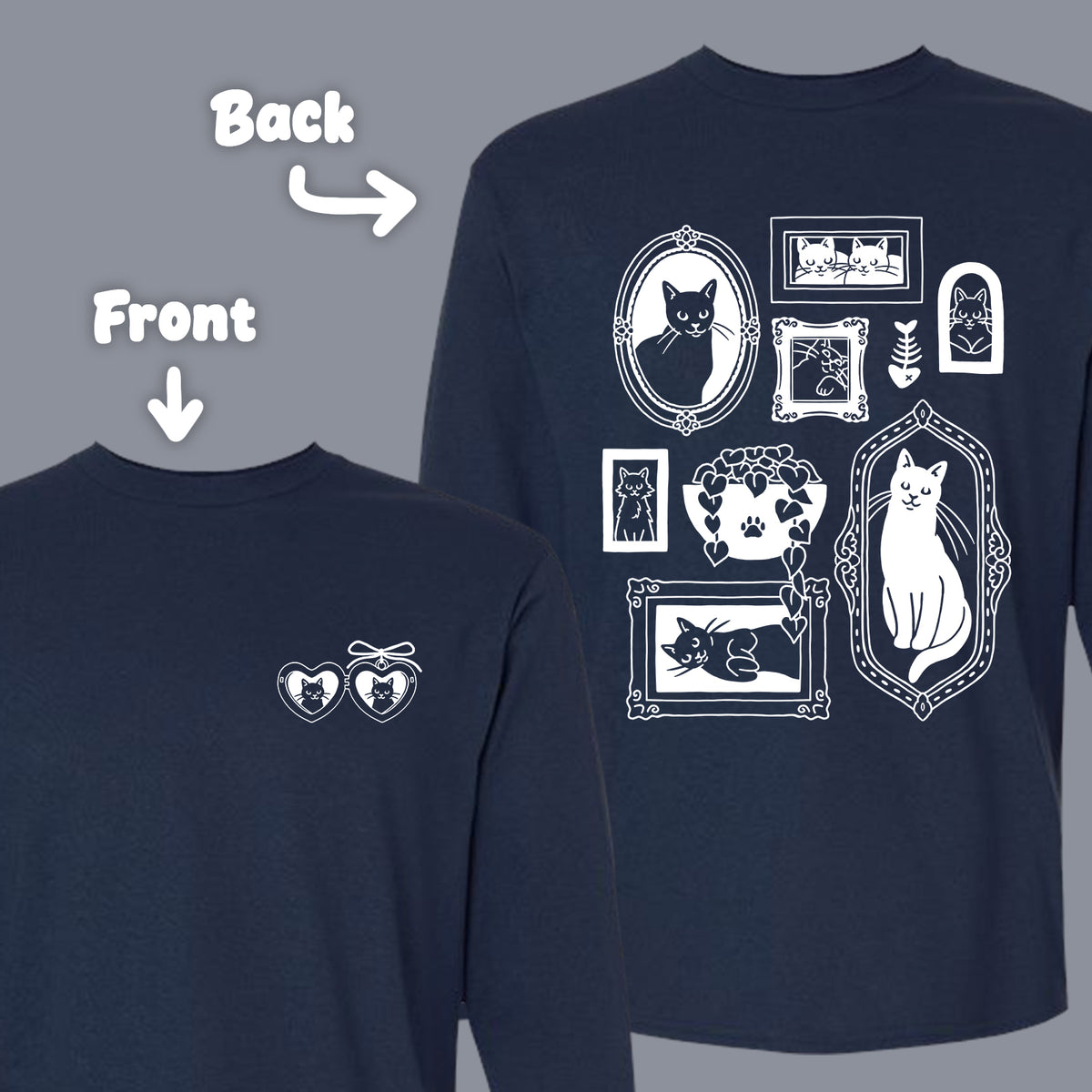 4XL & 5XL Long Sleeve Tees (Choose A Design)