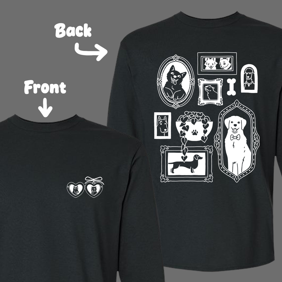 4XL & 5XL Long Sleeve Tees (Choose A Design)