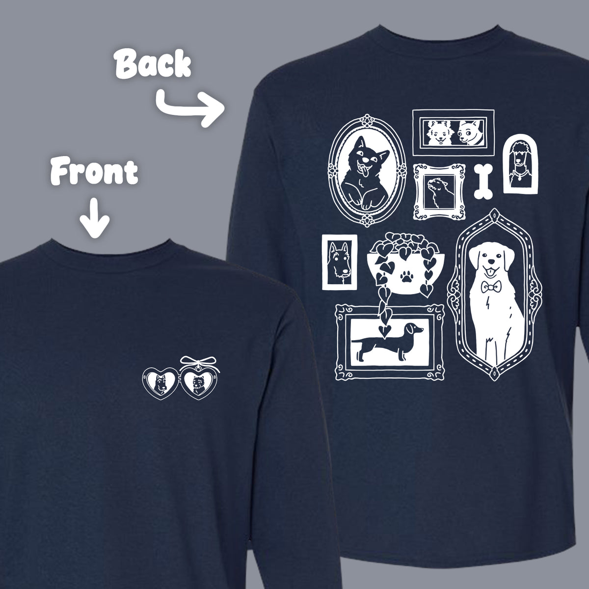 4XL & 5XL Long Sleeve Tees (Choose A Design)