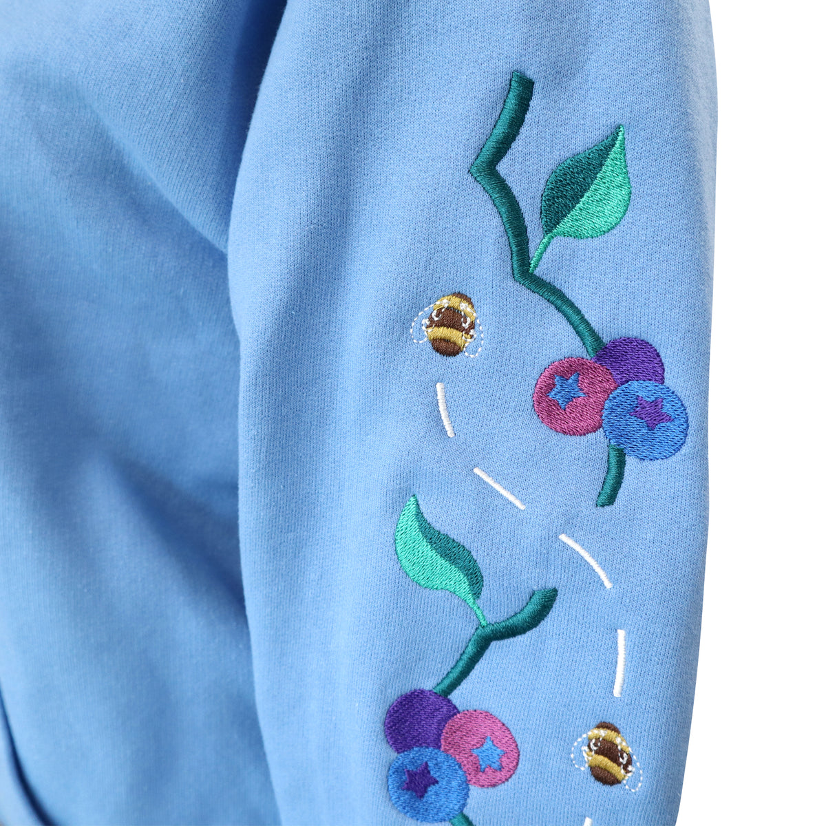 "Bee Berry" Zip Sweatshirt