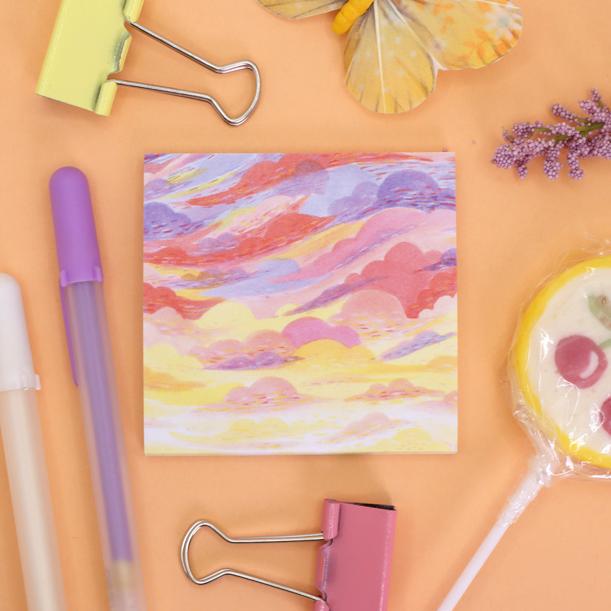 &quot;Sunset Clouds&quot; Post-it® Sticky Notes