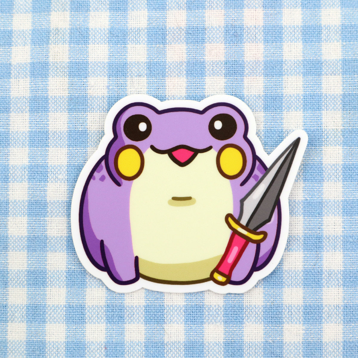 "Dagger Frog" Vinyl Sticker
