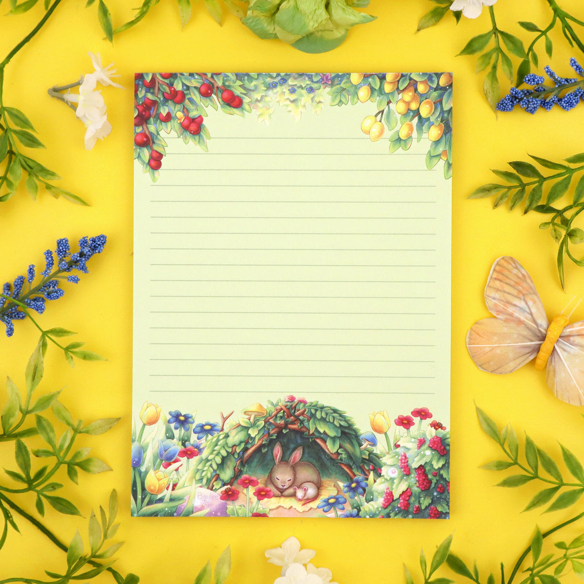 "Forest Cuddles" Notepad