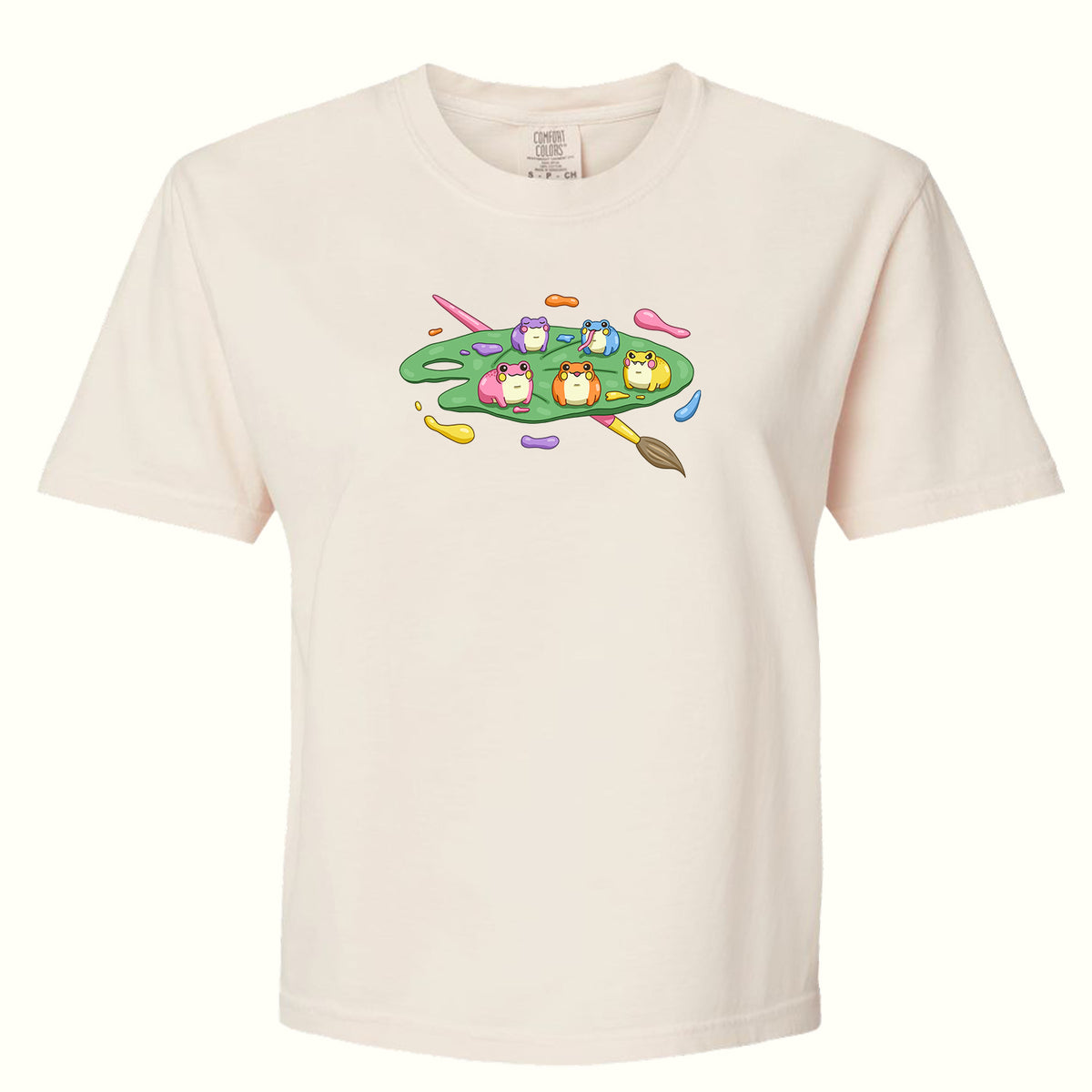 "Froggie Palette" Boxy Tee