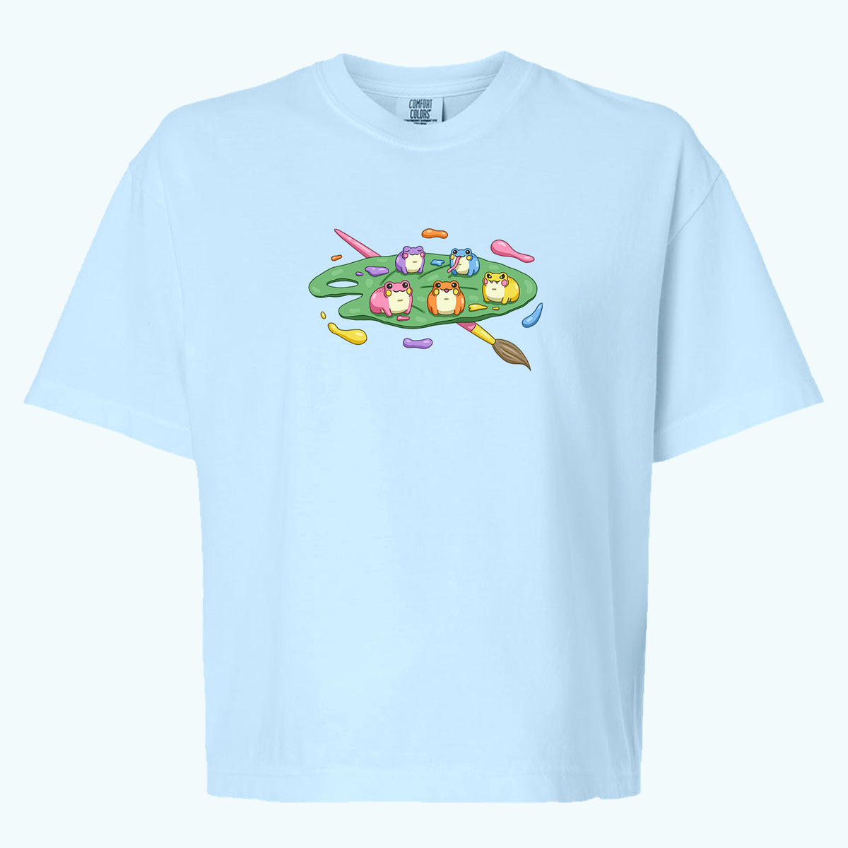 "Froggie Palette" Boxy Tee