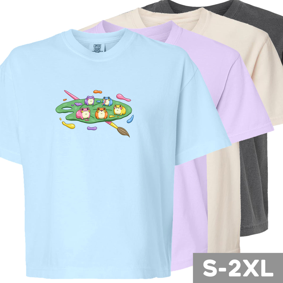 "Froggie Palette" Boxy Tee