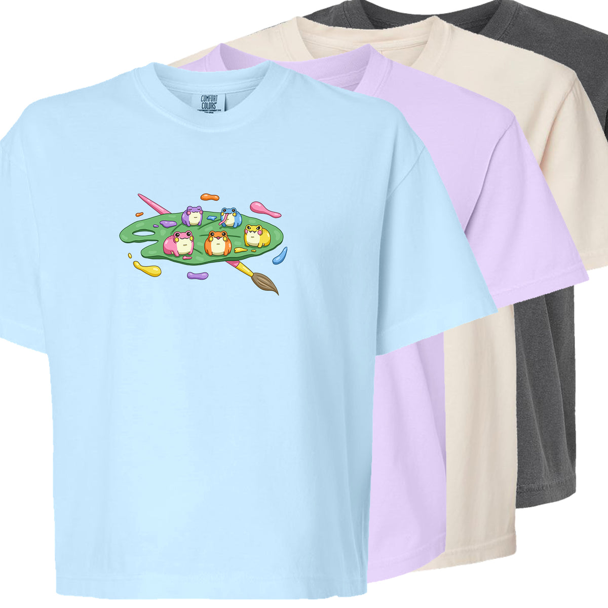 "Froggie Palette" Boxy Tee