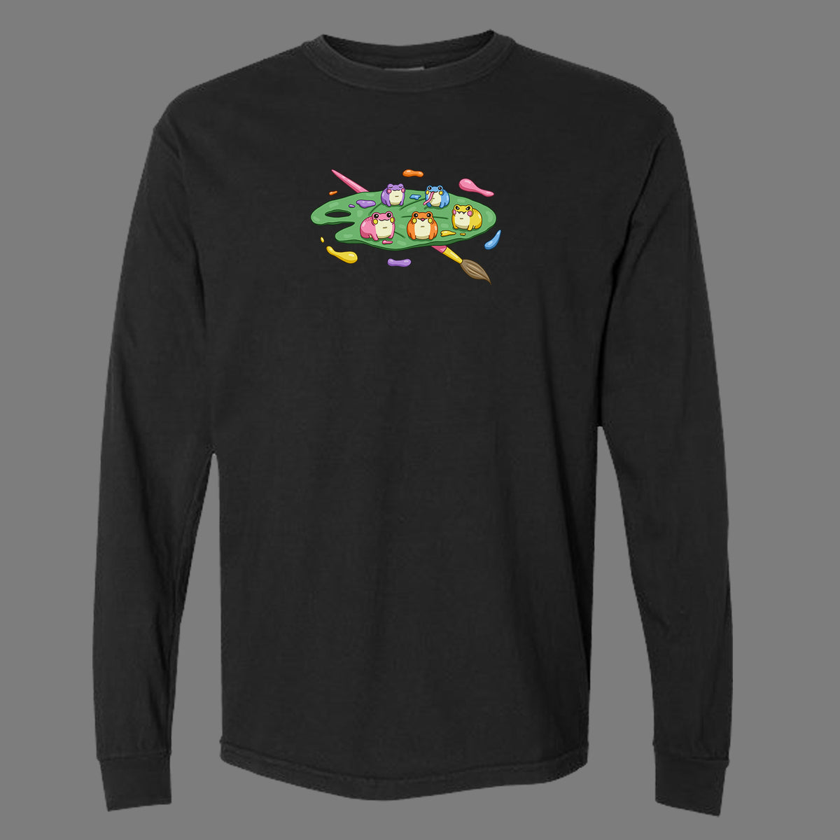 "Froggie Palette" Long Sleeve Tee