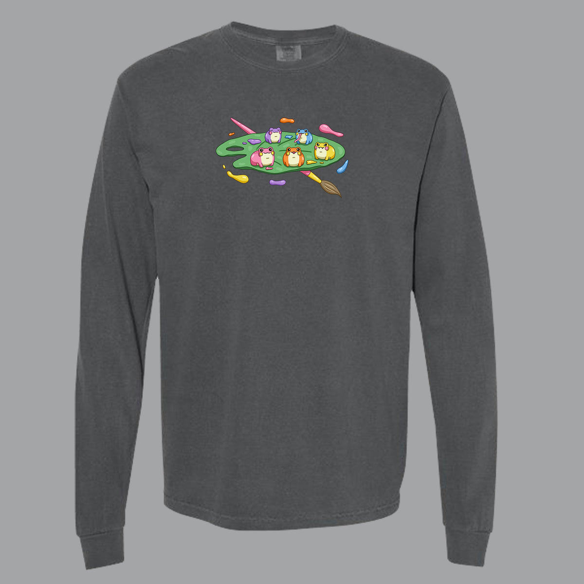"Froggie Palette" Long Sleeve Tee