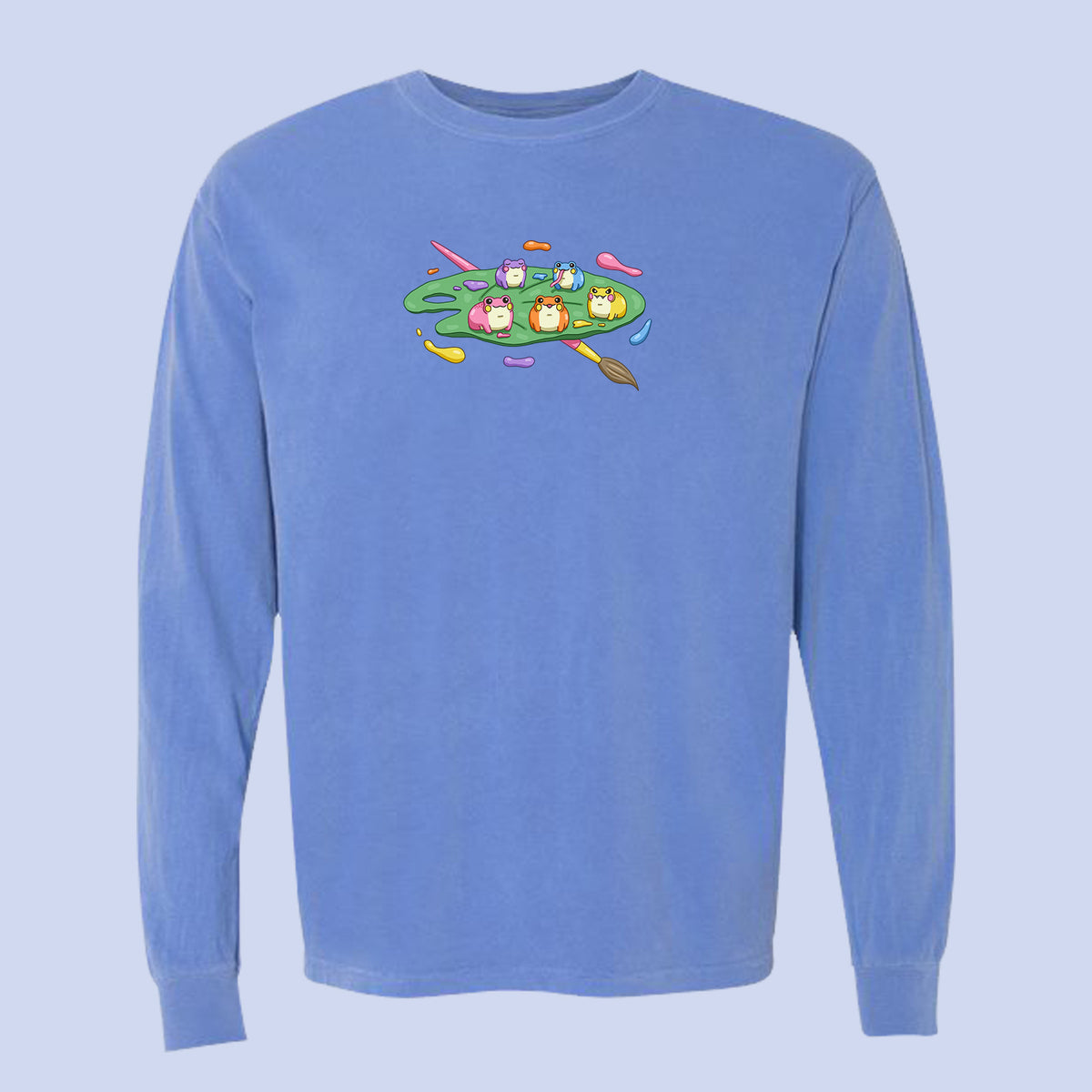 "Froggie Palette" Long Sleeve Tee