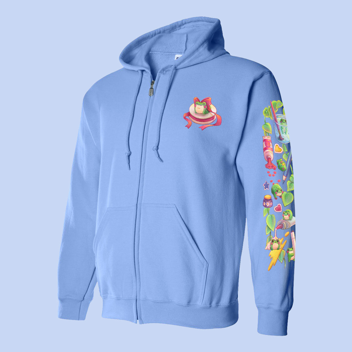 "Froggie Chaos" Zip Sweatshirt