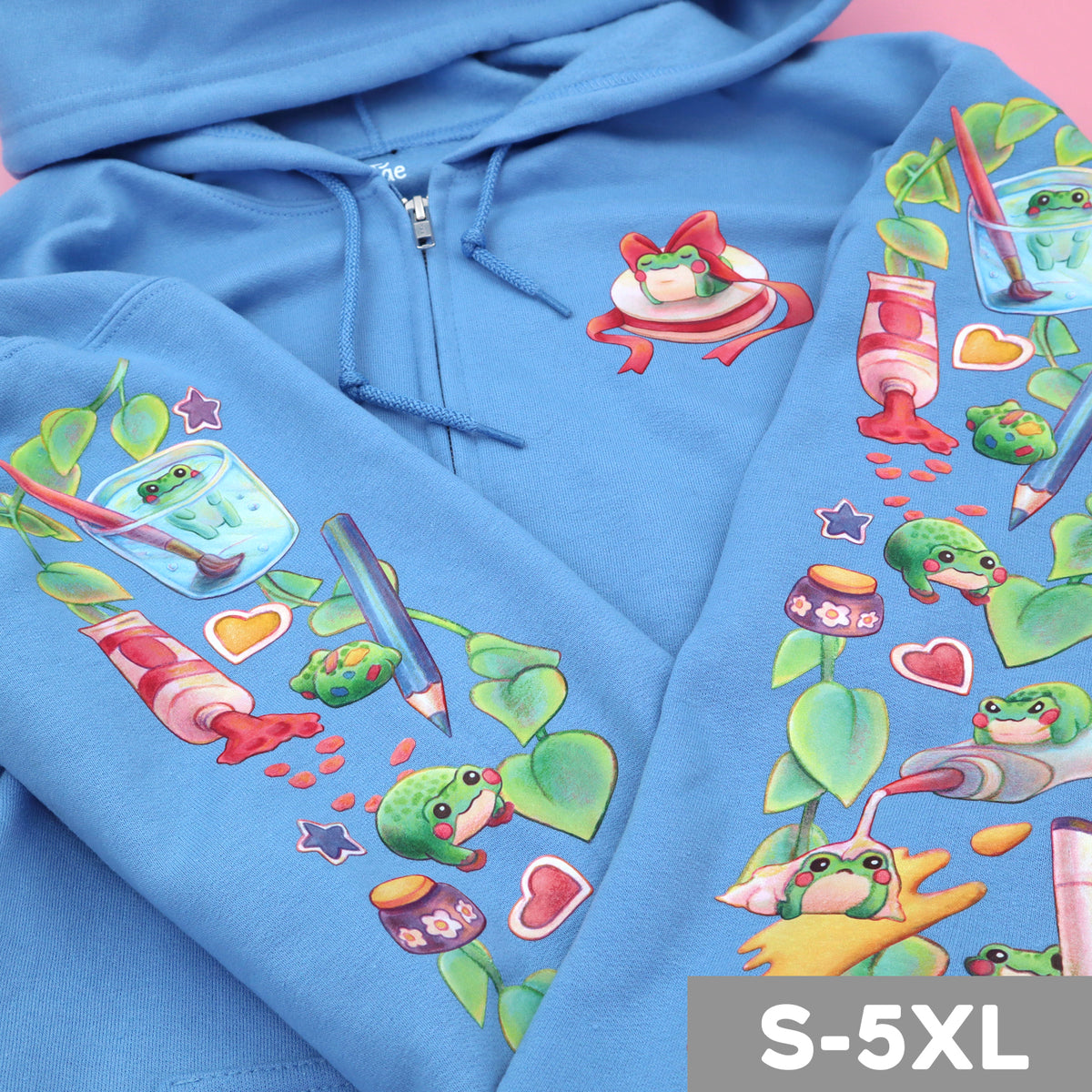 "Froggie Chaos" Zip Sweatshirt