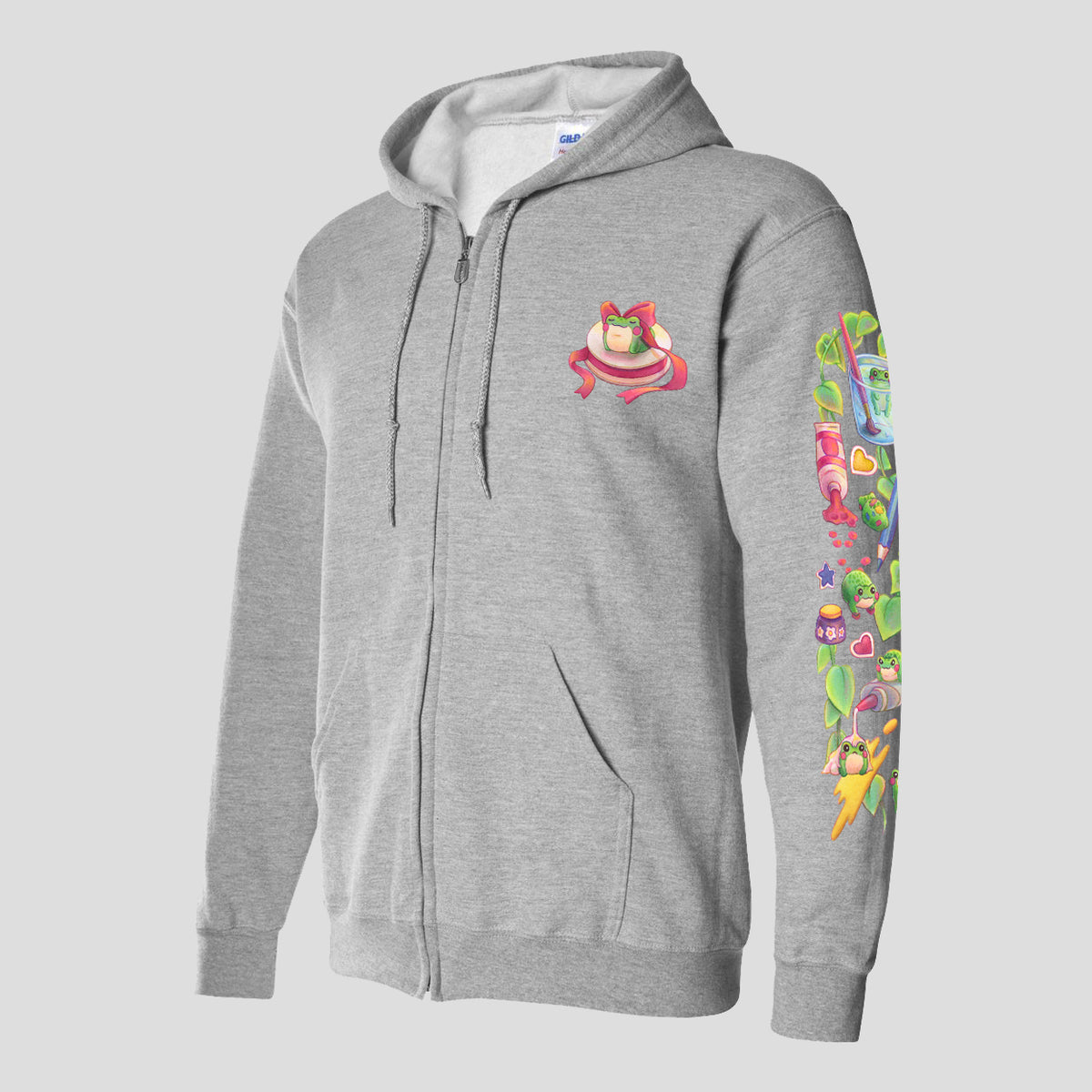 "Froggie Chaos" Zip Sweatshirt