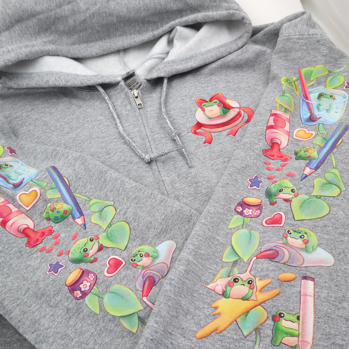 "Froggie Chaos" Zip Sweatshirt