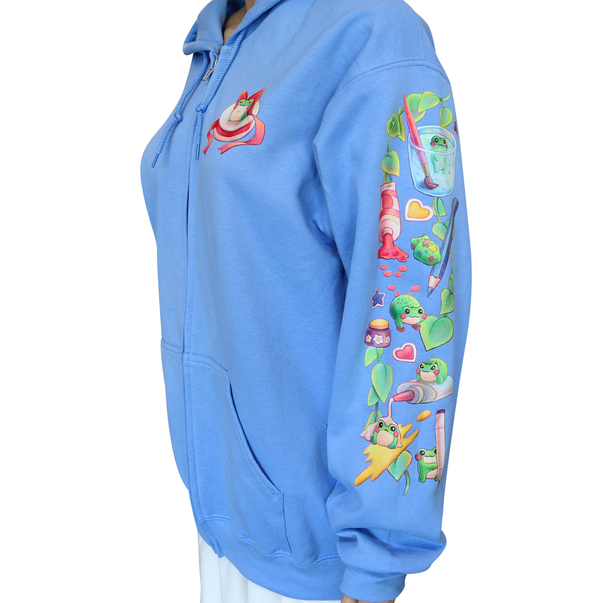 "Froggie Chaos" Zip Sweatshirt