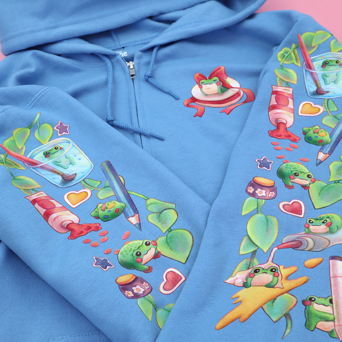 "Froggie Chaos" Zip Sweatshirt
