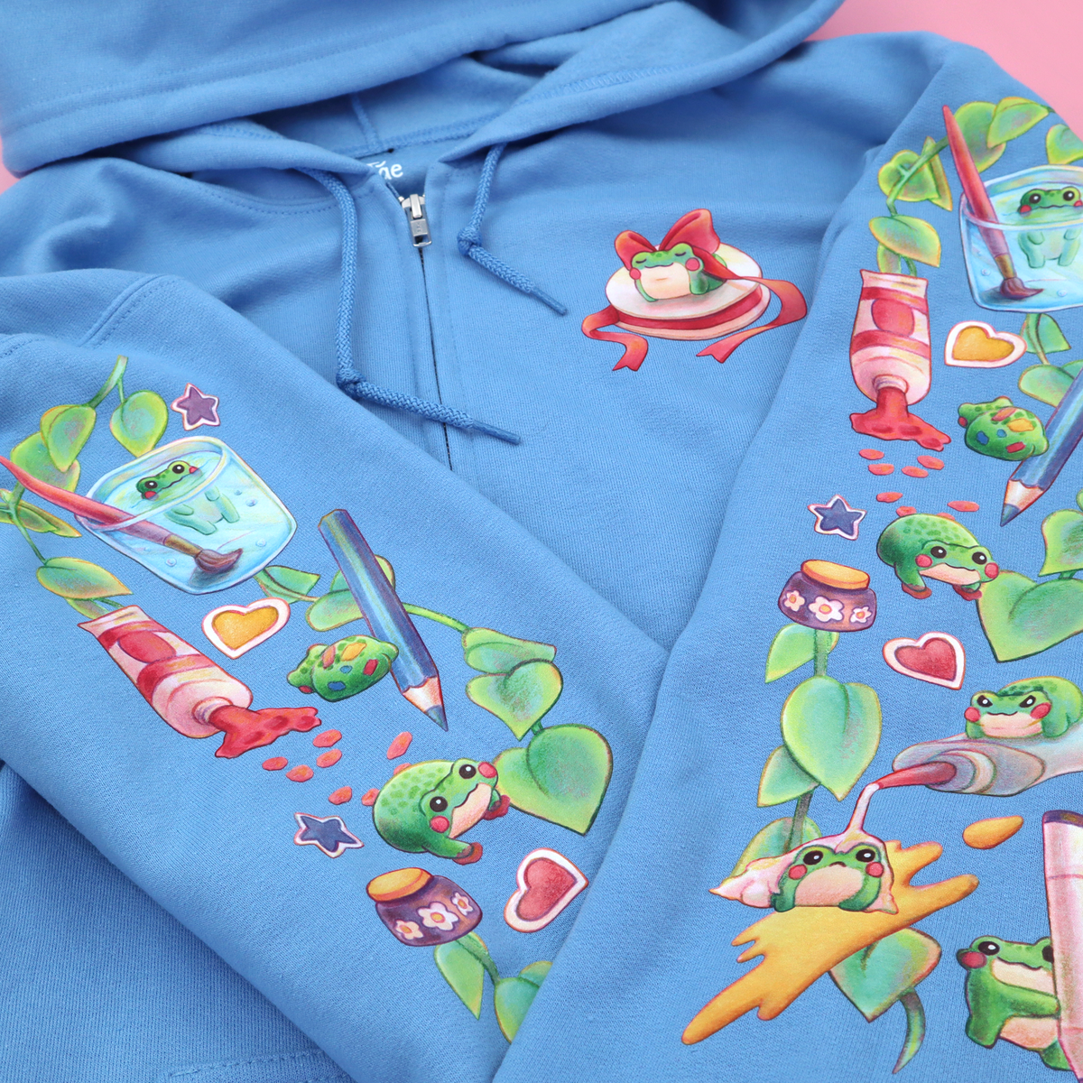 "Froggie Chaos" Zip Sweatshirt