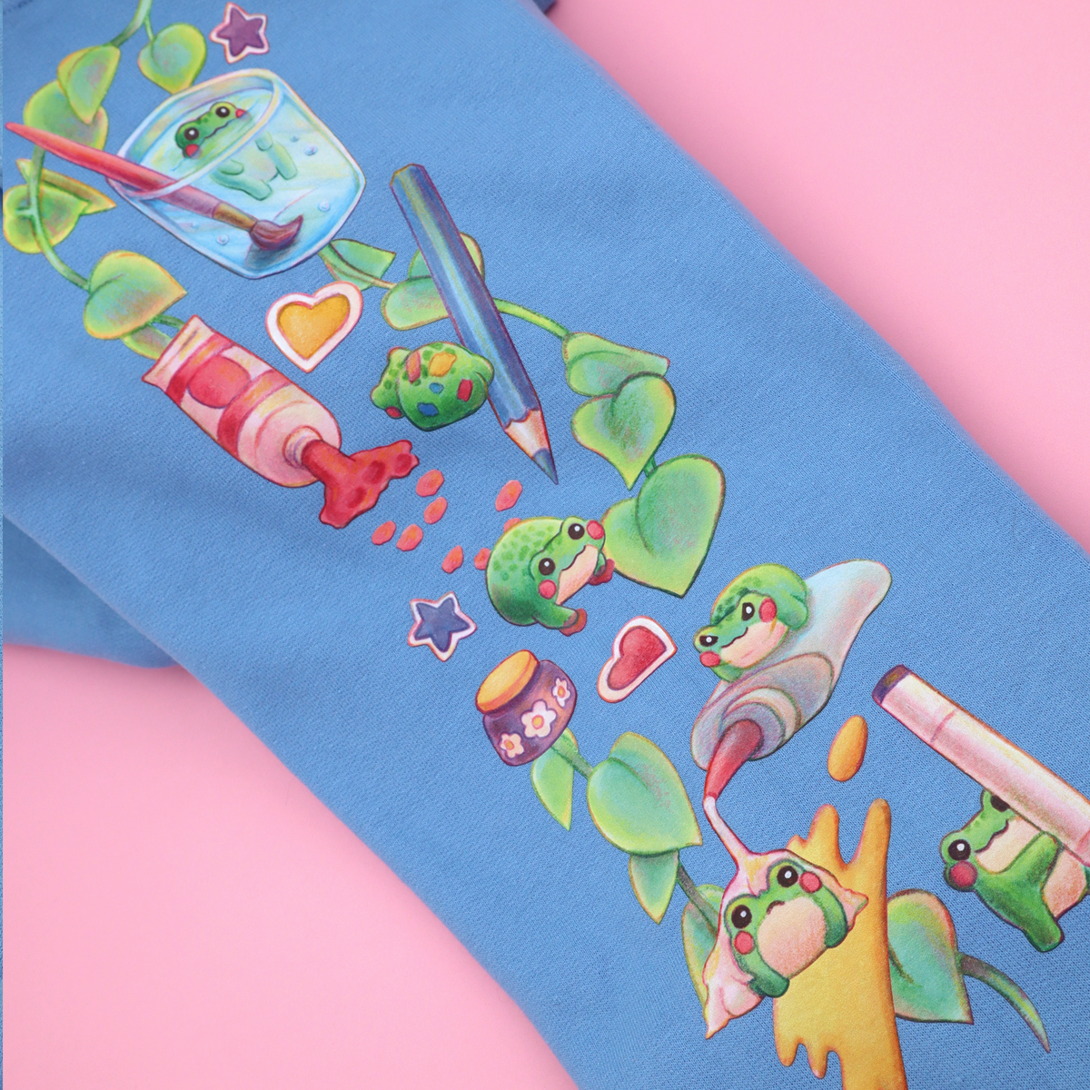 "Froggie Chaos" Zip Sweatshirt