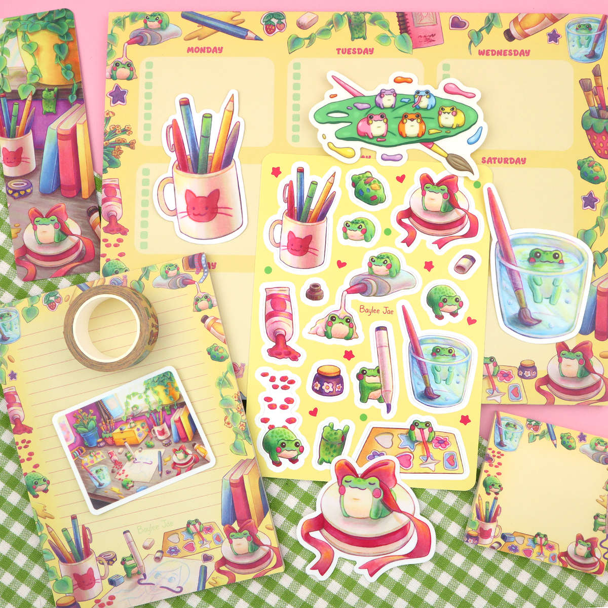 "Froggie Chaos" Stationery Bundle