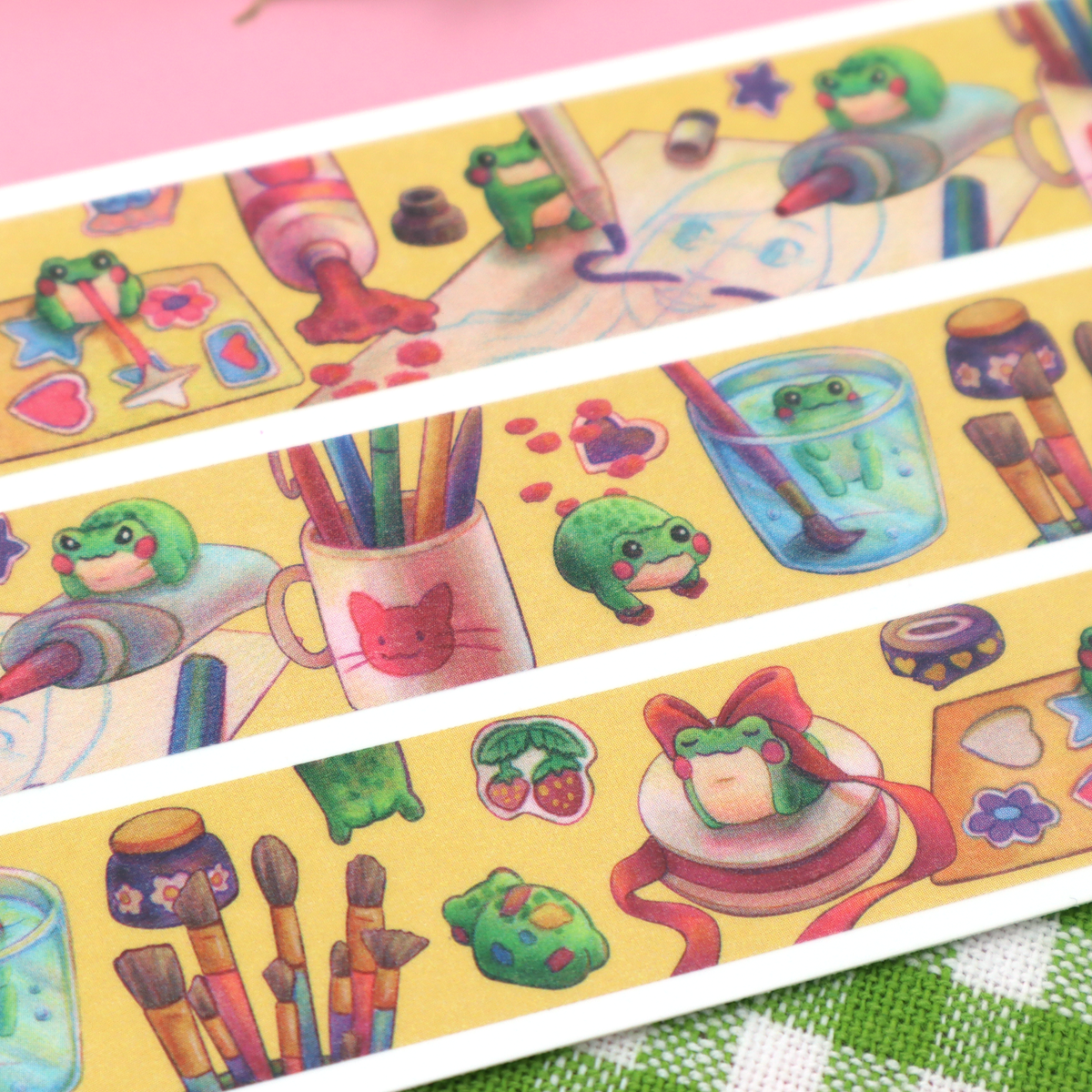 "Froggie Chaos" Washi Tape