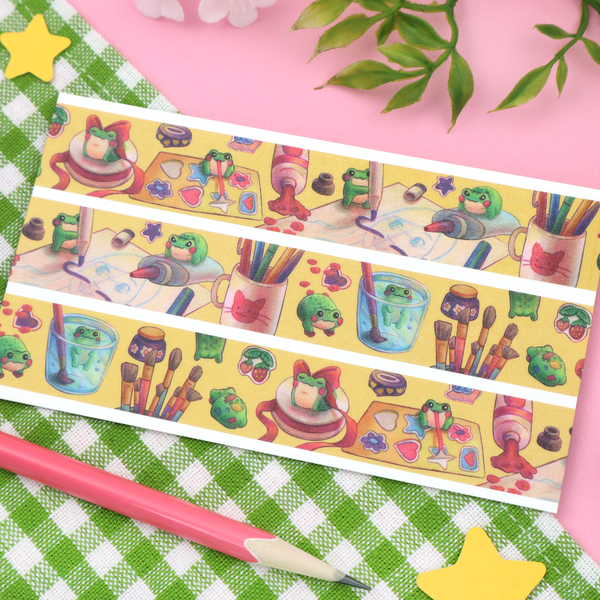 "Froggie Chaos" Washi Tape