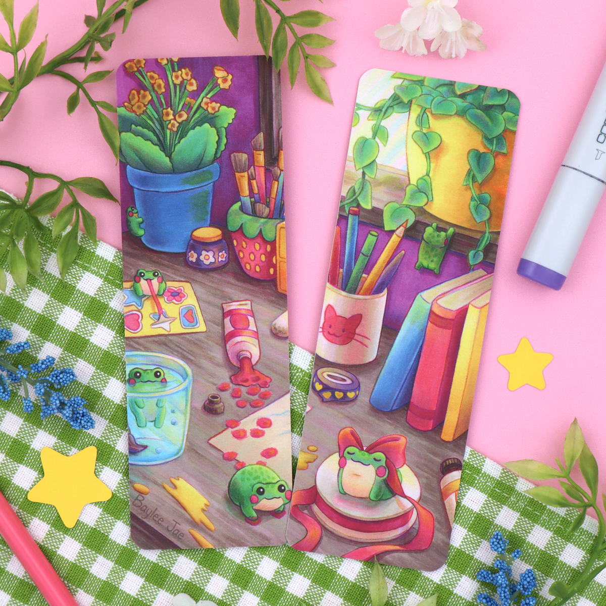 "Froggie Chaos" Bookmark