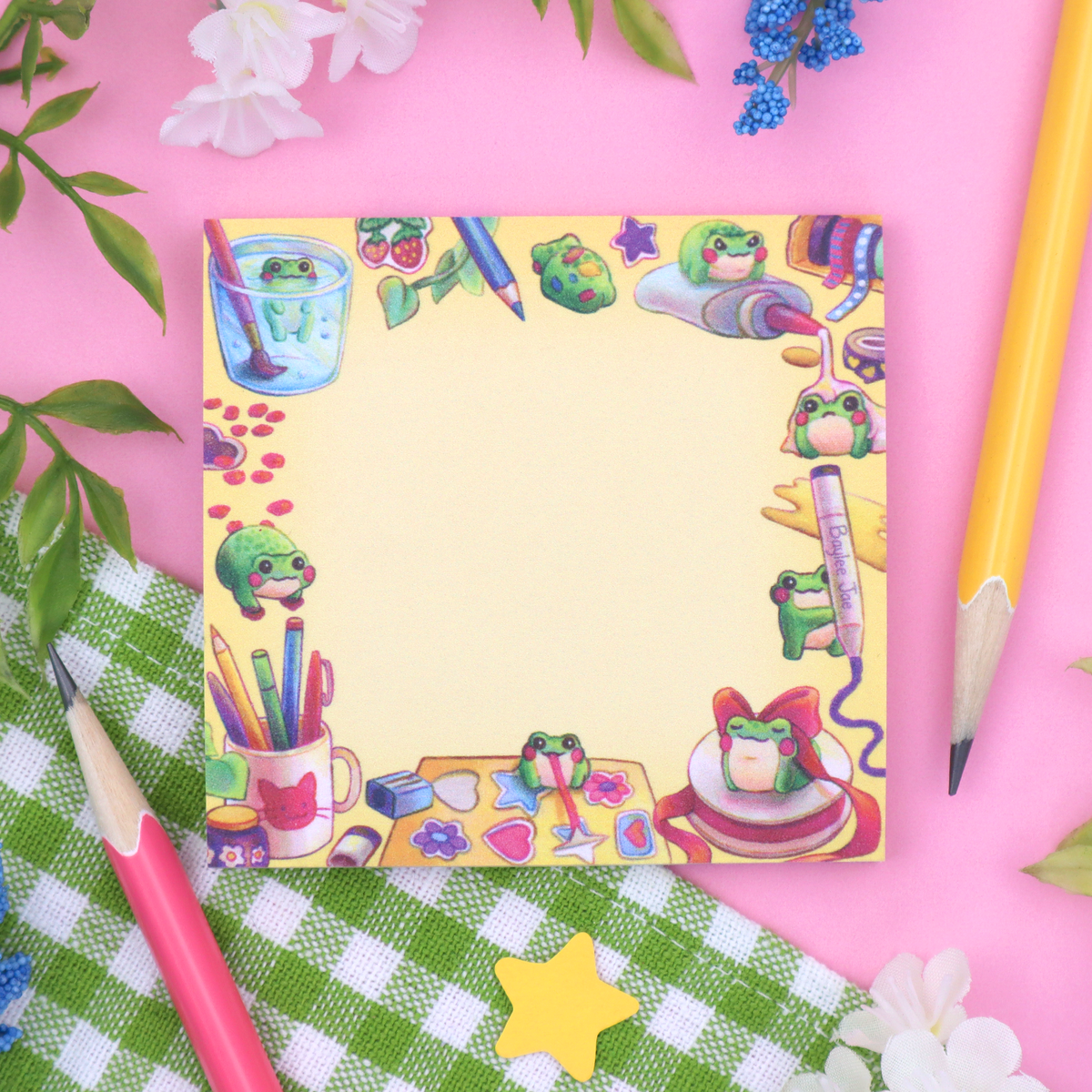 "Froggie Chaos" Post-it® Sticky Notes