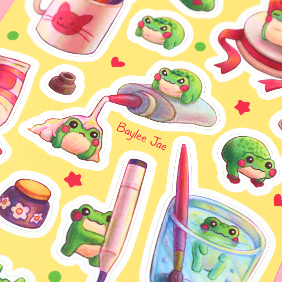"Froggie Chaos" Sticker Sheet