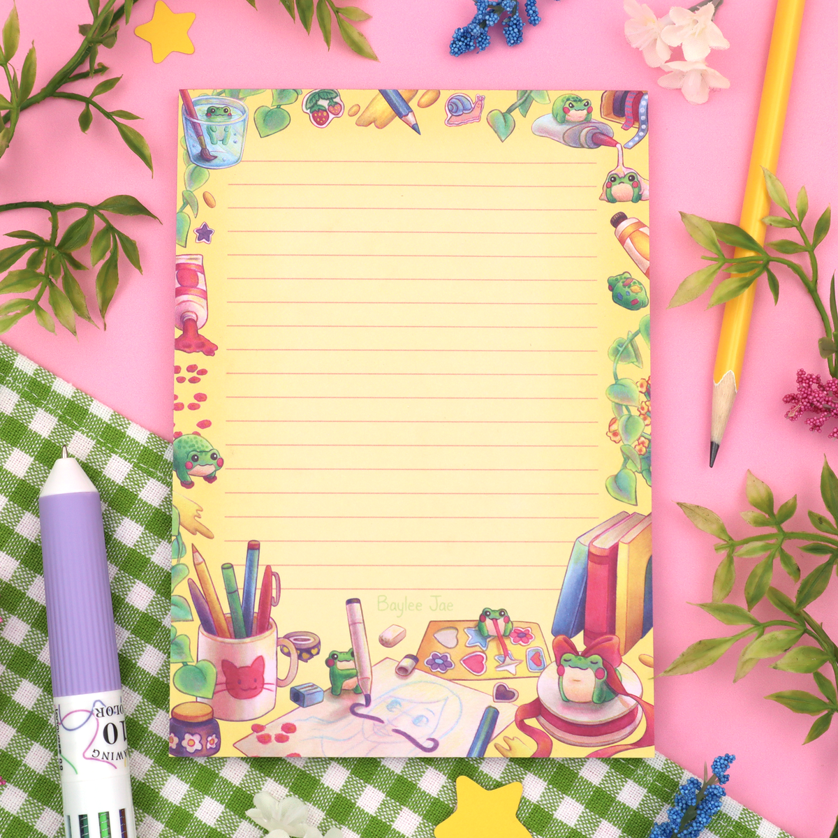 "Froggie Chaos" Notepad