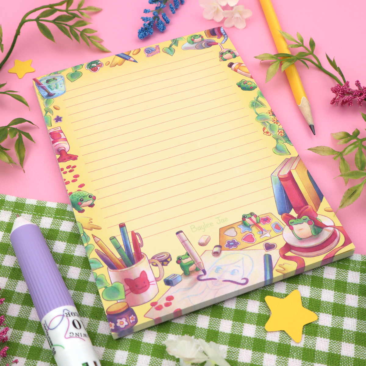 "Froggie Chaos" Notepad