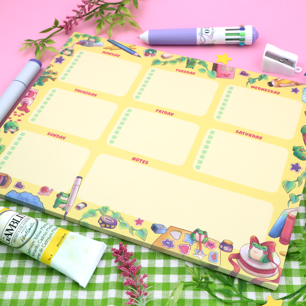 "Froggie Chaos" Stationery Bundle