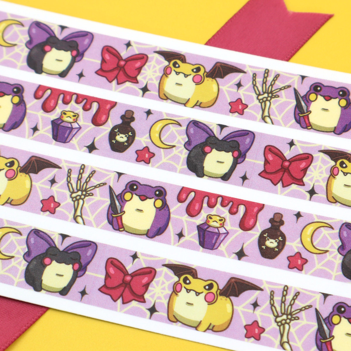 "Gothic Froggies" Washi Tape