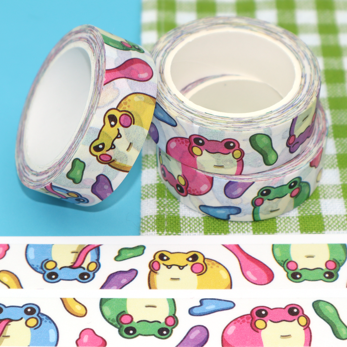 "Paint Froggies" Washi Tape