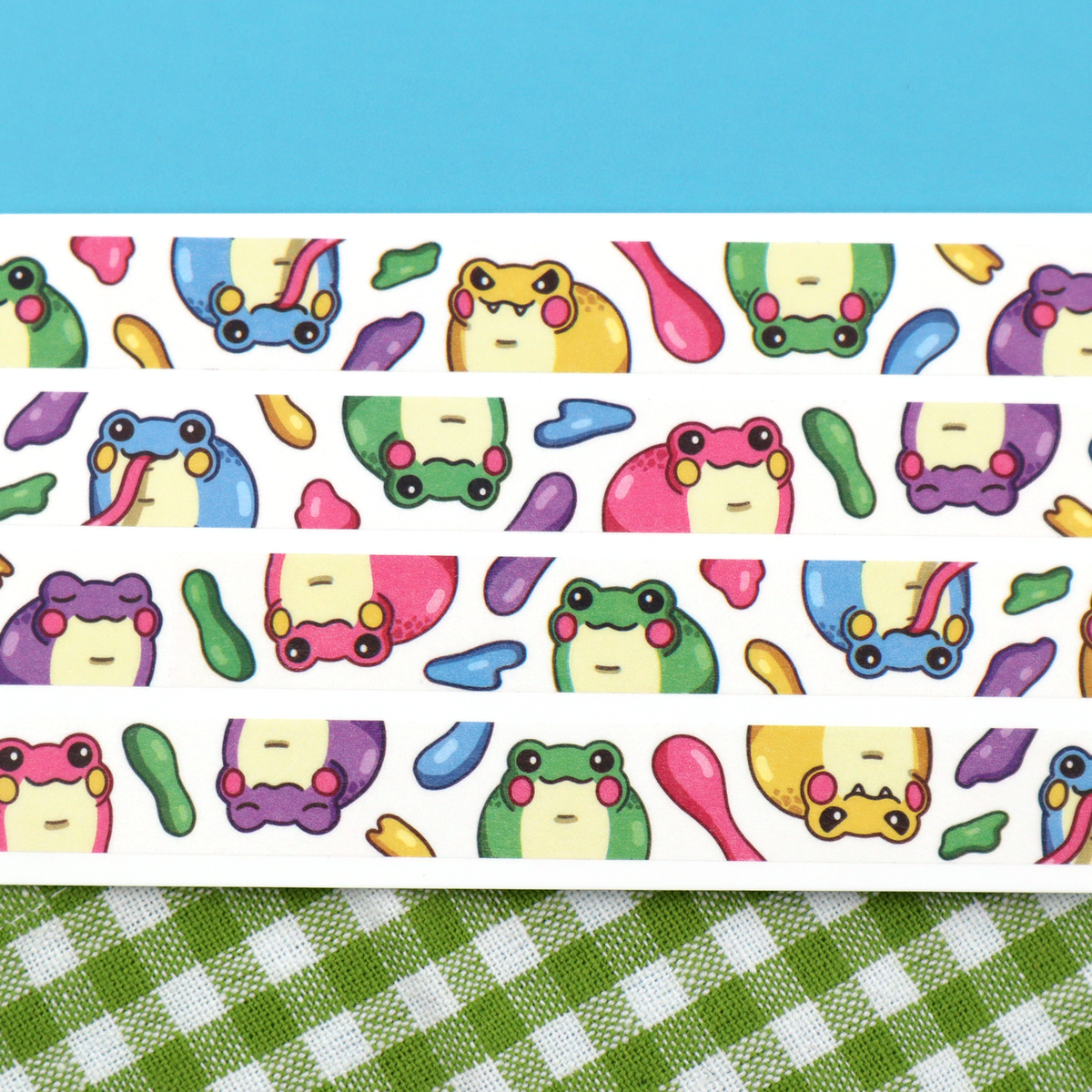 "Paint Froggies" Washi Tape