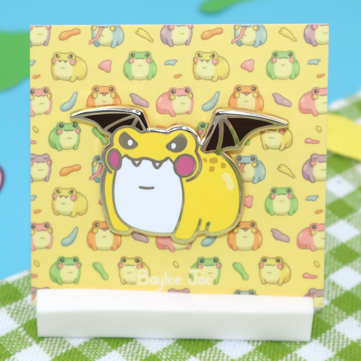 "Bat Frog" Enamel Pin B-Grade
