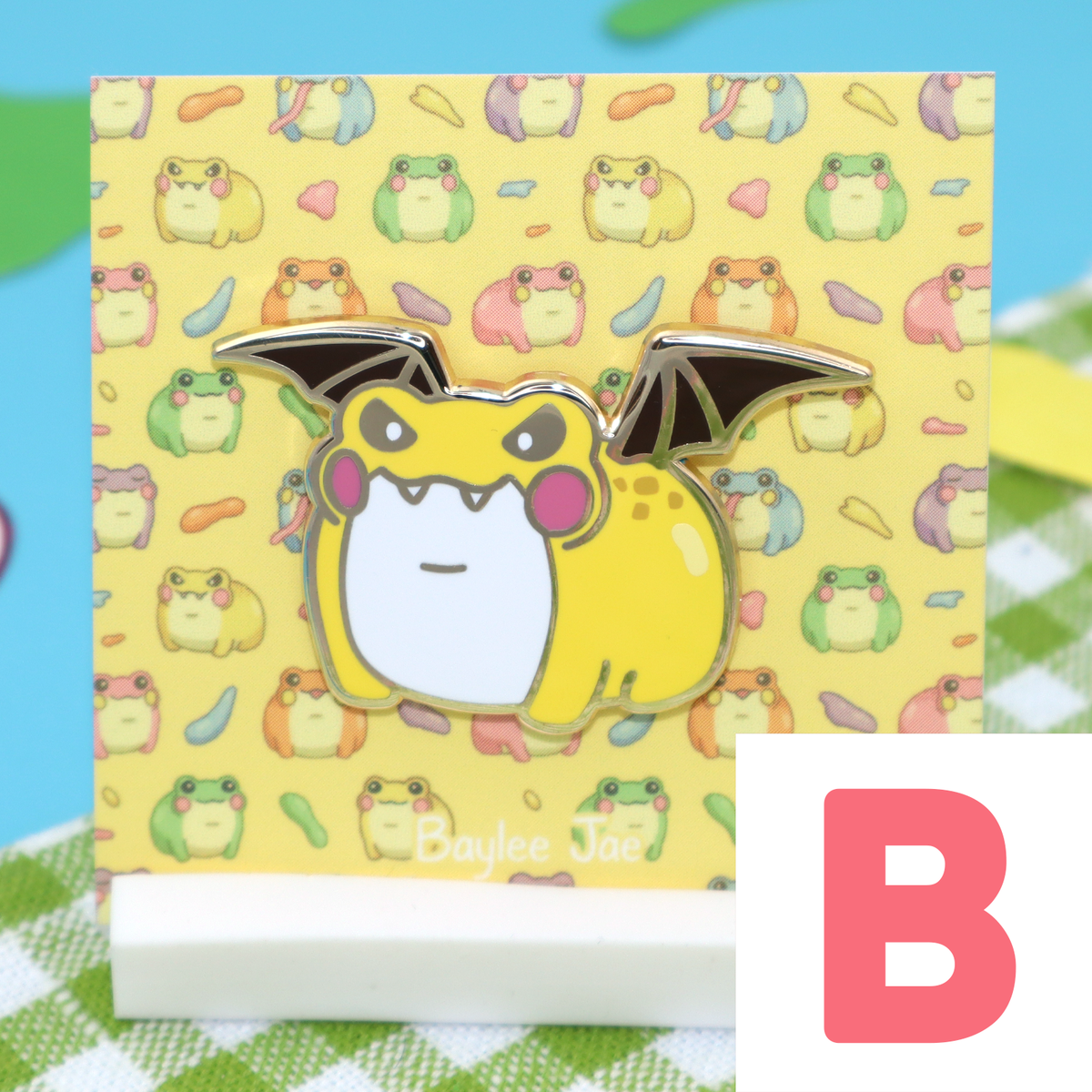 "Bat Frog" Enamel Pin B-Grade