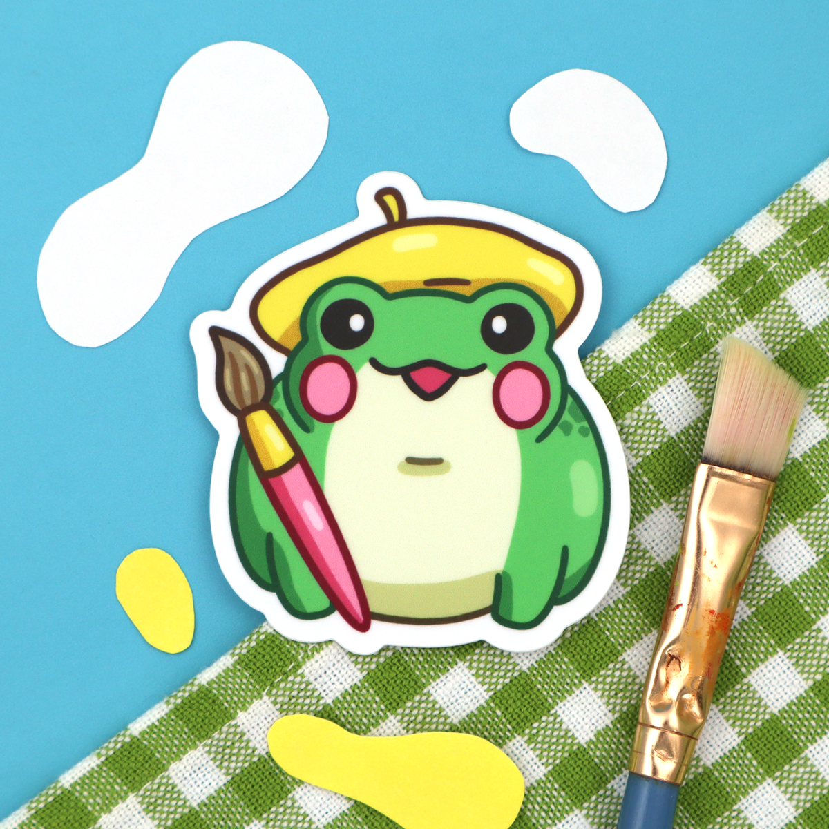 "Artist Frog" Vinyl Sticker