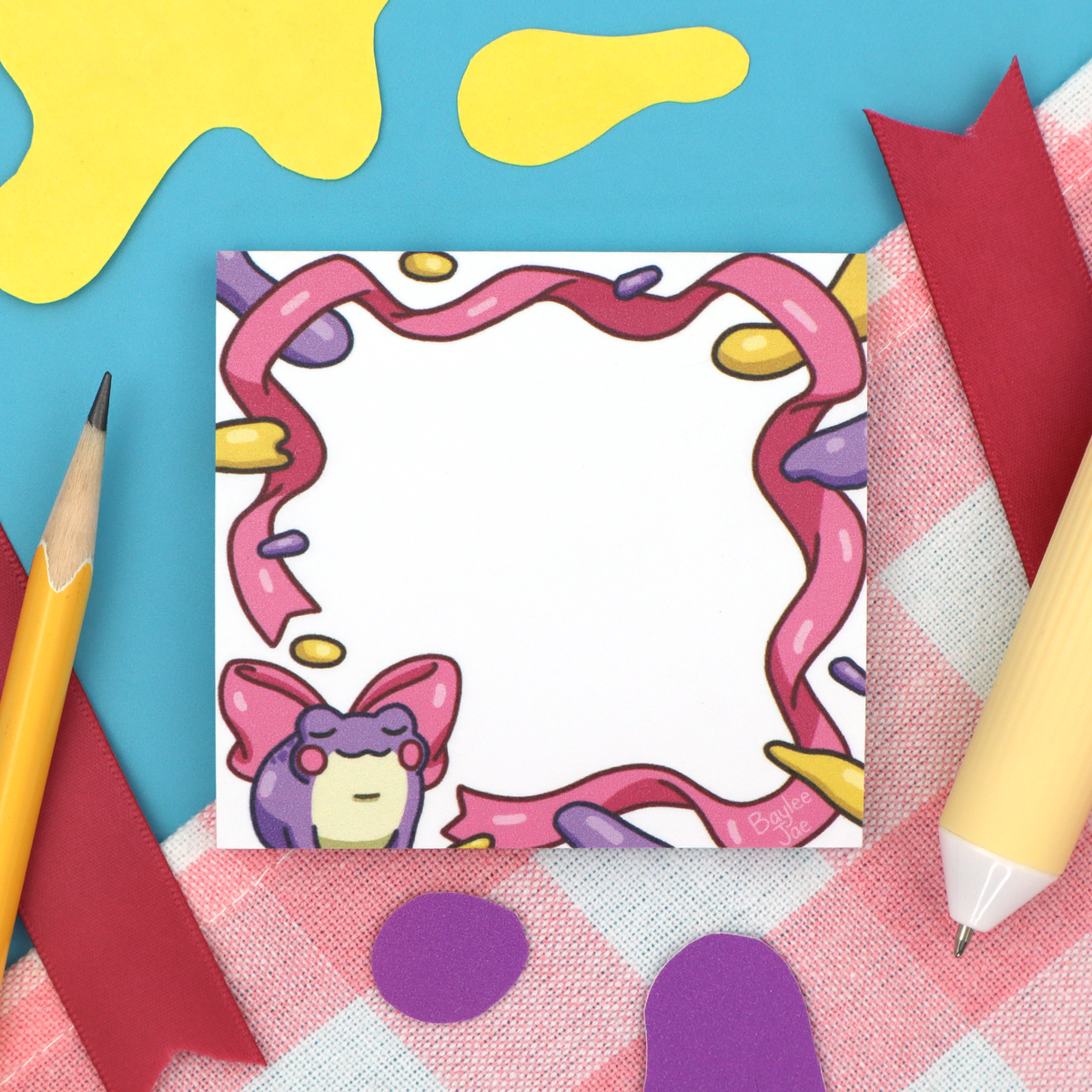 "Bow Frog" Post-it® Sticky Notes
