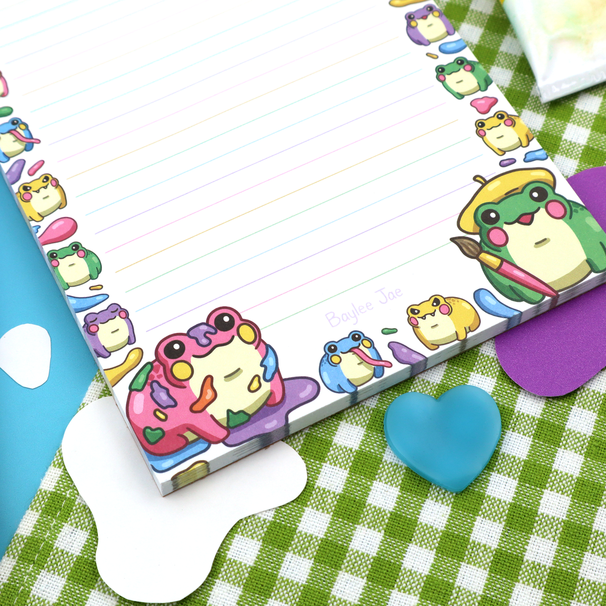 "Paint Froggies" Notepad