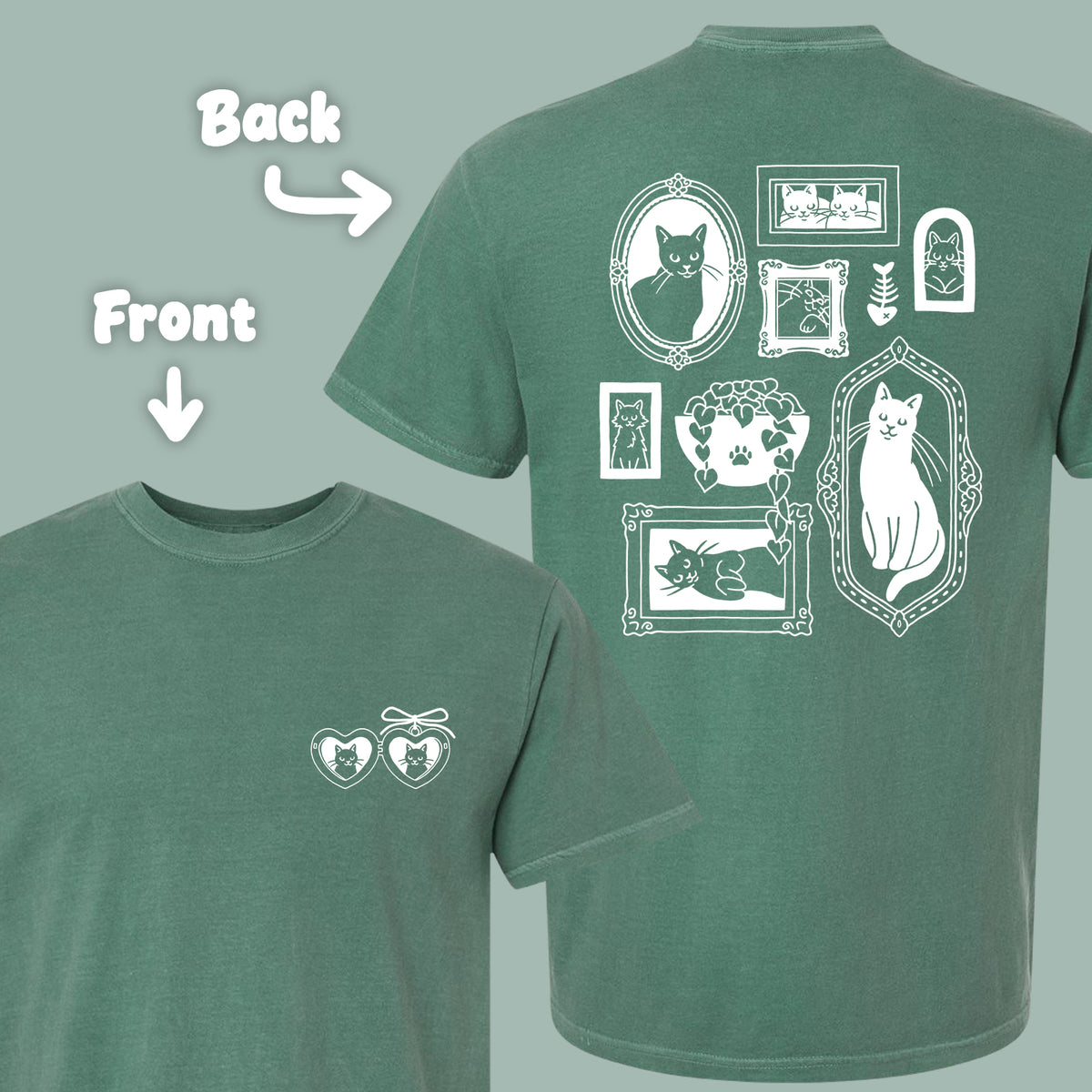 "Gallery Cats" T-Shirt