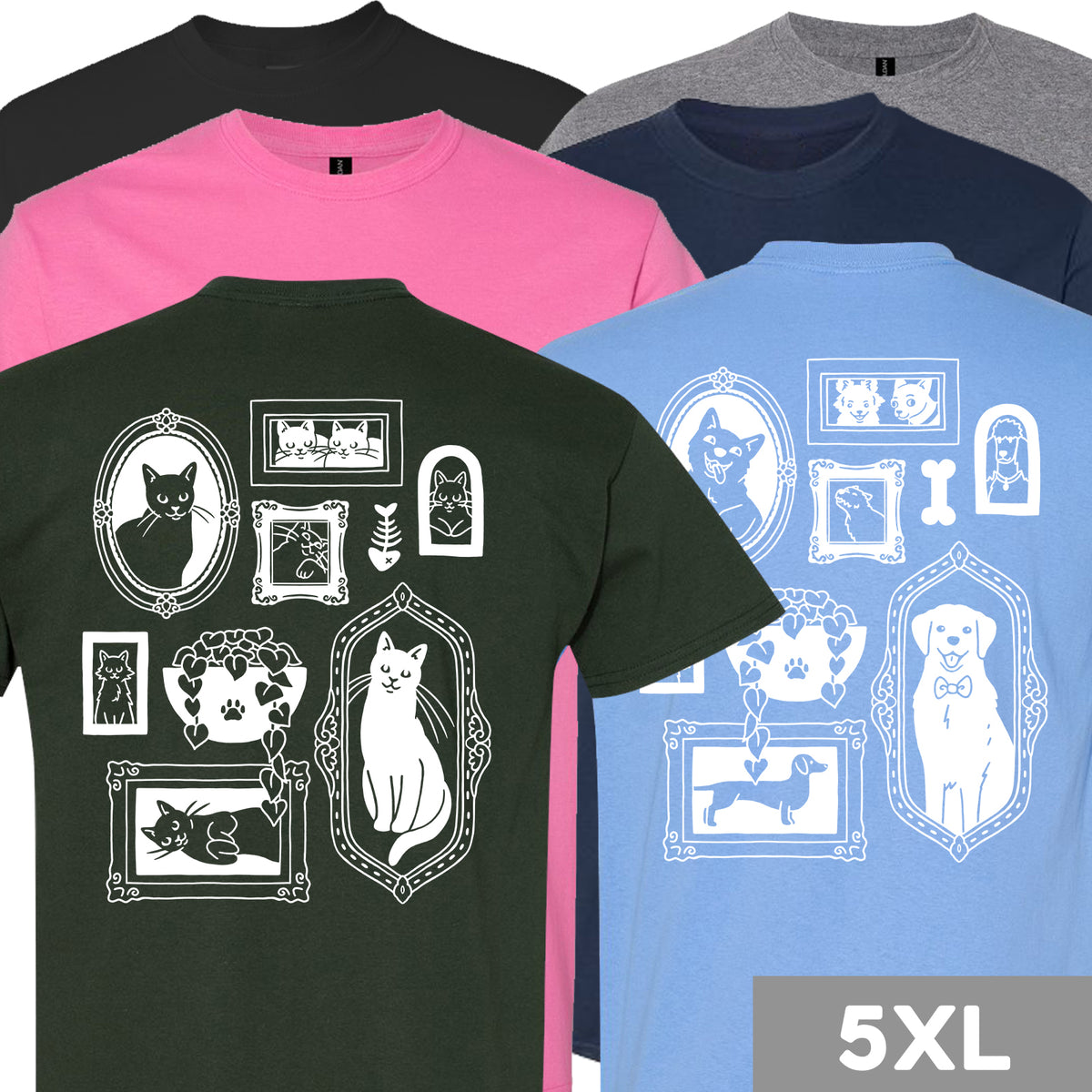 "Gallery Pets" T-Shirts 5XL