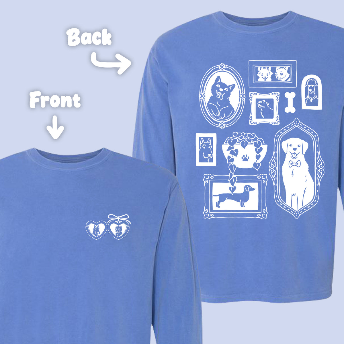 "Gallery Dogs" Long Sleeve Tee