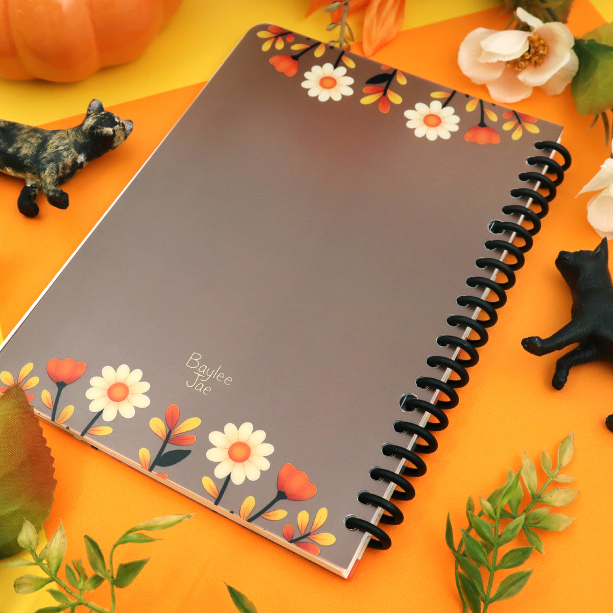 &quot;Halloween Cats&quot; Spiral Notebook 2.0