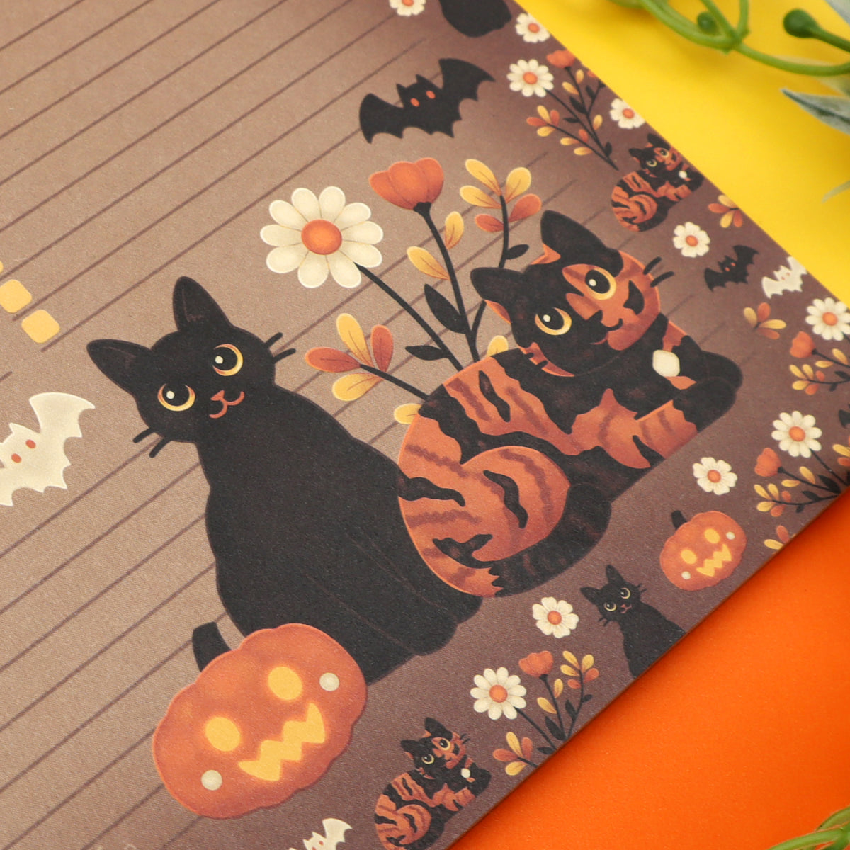 &quot;Halloween Cats&quot; Weekly Planner Pad