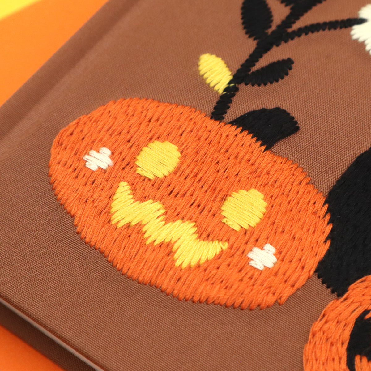 &quot;Halloween Cats&quot; Embroidered Sketchbook