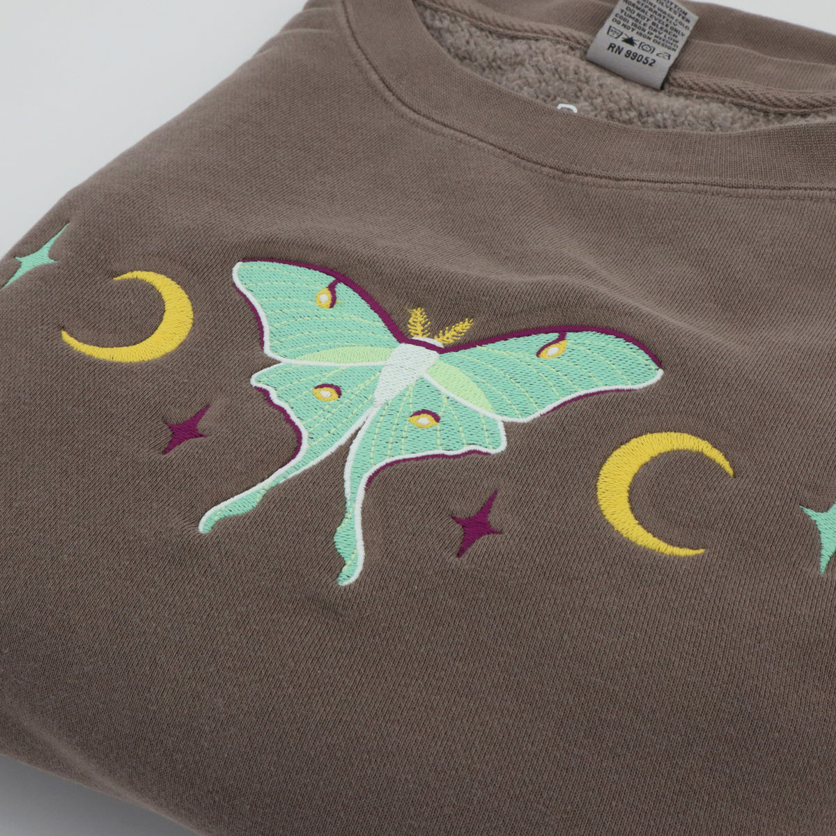 "Luna Moth Mint" Crewneck Sweatshirt