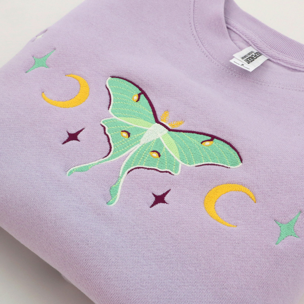 "Luna Moth Mint" Crewneck Sweatshirt